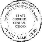 Arkansas Licensing Appraiser, Licensing & Certification Seal